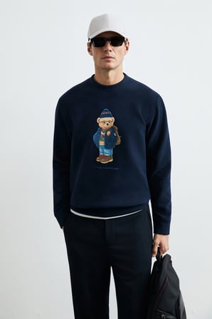 Mıles Erkek Sweatshirt Lacivert