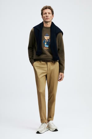 Mıles Erkek Sweatshirt Kahverengi