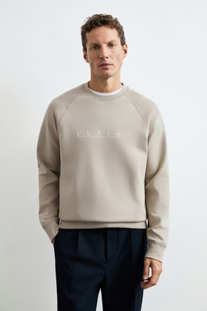 Cooper Erkek Sweatshirt Bej