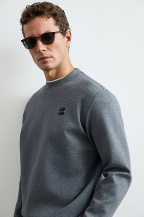 Grand Erkek Sweatshirt Gri