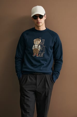 Storm Erkek Sweatshirt Lacivert