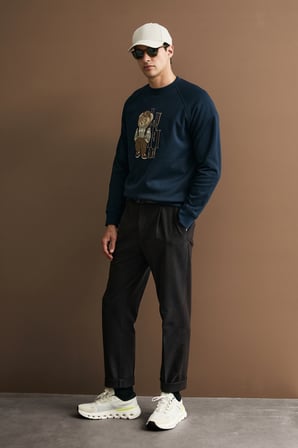 Storm Erkek Sweatshirt Lacivert