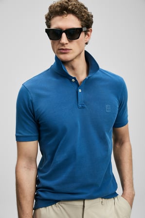 Vernon Smart Erkek Polo Tişört Açık Lacivert