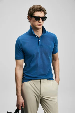 Vernon Smart Erkek Polo Tişört Açık Lacivert