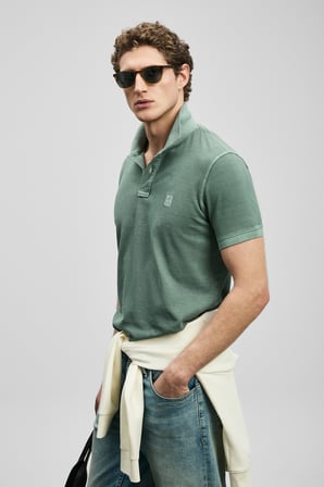 Vernon Smart Erkek Polo Tişört Nefti Yeşil