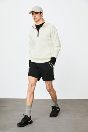 Grayson Erkek Sweatshirt Kırık Beyaz