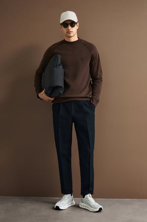 Blake Erkek Sweatshirt Kahverengi