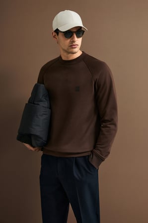 Blake Erkek Sweatshirt Kahverengi