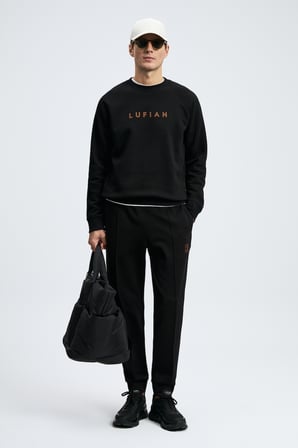 Bren Erkek Sweatshirt Siyah