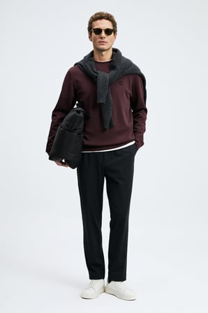 Grand Erkek Sweatshirt Mor