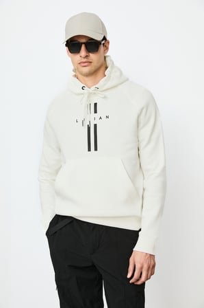 Decland Erkek Sweatshirt Kırık Beyaz