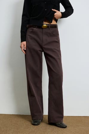 Vera Kadın Denim Modern Fit Kahverengi