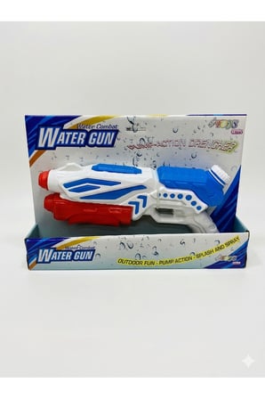 Pompalı Su Tabancası Büyük Boy - Water Gun Drencher Yüksek Kapasiteli Yaz Eğlencesi Oyuncağı