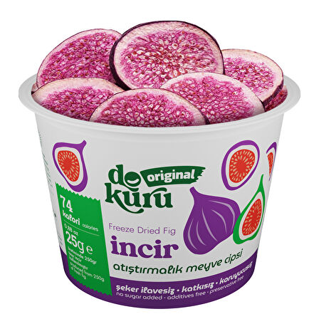 Dokuru Original İncir Atıştırmalık Meyve Cipsi
