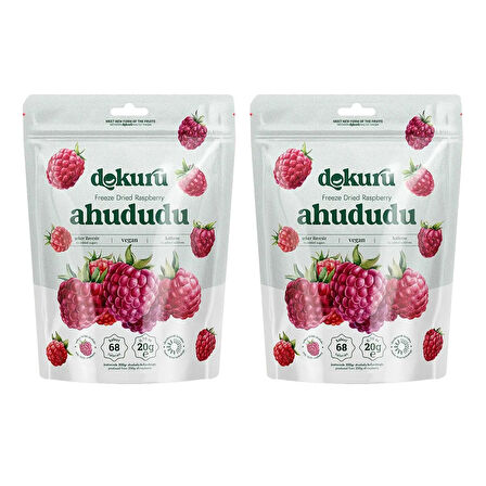 Dokuru Ahududu Kuru Meyve Cipsi 20 gr x 2 Adet