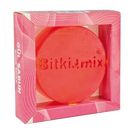 Bitkimix Gliserinli Şeffaf Gül Sabun – 100 gr