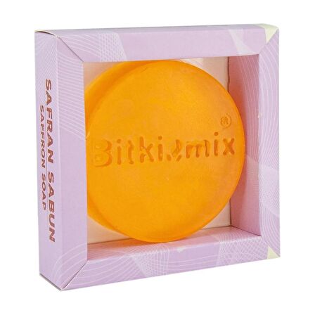 Bitkimix Gliserinli Şeffaf Safran Sabun – 100 gr