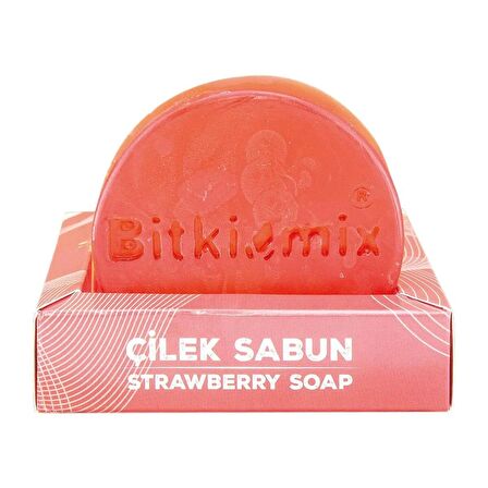 Bitkimix Gliserinli Şeffaf Çilek Sabun – 100 gr