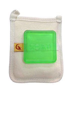 Doğal Kabak Lifli Okaliptüs Özlü Sabun Seti Doğal Kabak Lifi Banyo Kesesi - Kabak Lifli Yüz Kesesi