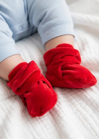 Kitikate Organik Panduf Step Kırmızı 0-6 ay