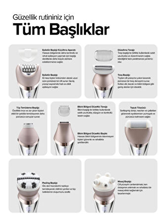 Bester EP7100 Şarjlı Epilasyon Cihazı– Pürüzsüz Cilt İçin Sessiz ve Güçlü Motor | Hassas Ciltler İçin Şarjlı Tüy Temizleme Aleti