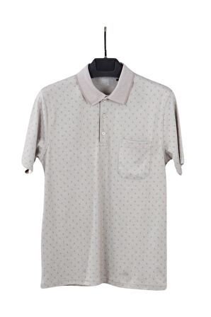 Dynamo Erkek Bej Polo Yaka T-shirt 145 