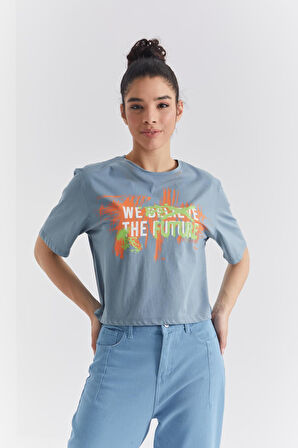 Tommy Life Kadın Oversize T-shirt 97212 