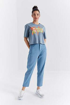 Tommy Life Kadın Oversize T-shirt 97212 