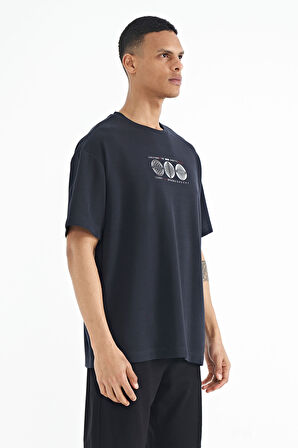 Tommy Life Erkek Oversize O Yaka T-shirt 88224 