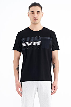 Tommy Life Siyah  Erkek 0 Yaka T-shirt 88200  