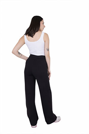 Looksense Kadın Cırtlı Palazo Pantolon 1008  
