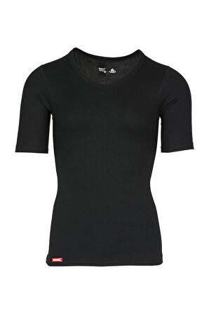 Bsm Unisex Kısa Kol V Yaka Viloft Termal Body 10303 