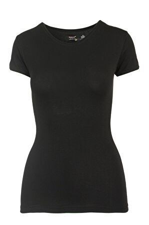 Bsm Kadın Modal S Yaka Kısa Kol Body 46503 