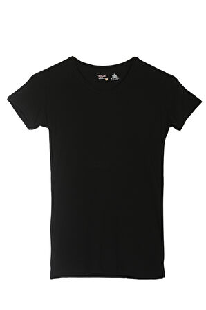 Bsm Kadın Modal S Yaka Kısa Kol Body 46503 