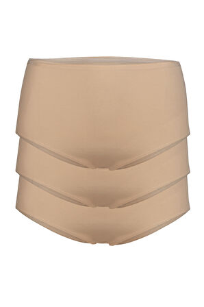 Bsm Kadın Modal Yüksek Bel 3Lü Külot 48633