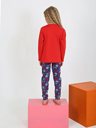 Kız Çocuk Uzun Kollu %100 Pamuklu Pijama Takımı Today