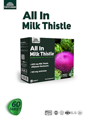 Camrusepa Milk Thistle - Devedikeni Esktresi Enginar Ekstresi 60 Tablet