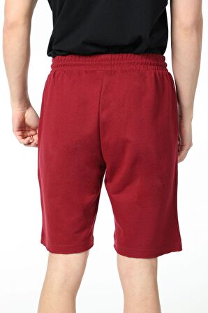 defy's ERKEK PAÇA DETAYLI ŞORT BORDO - S
