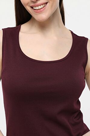 defy's KADIN ÇİZGİLİ ELBİSE MÜRDÜM - S