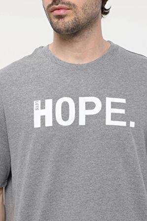 defy's ERKEK KISA KOLLU BASKILI OVERSIZE KALIP BİSİKLET YAKA TİŞÖRT