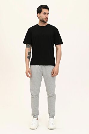 defy's ERKEK FLETO CEP DETAYLI JOGGER GRİ MELANJ - S