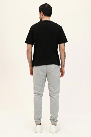 defy's ERKEK FLETO CEP DETAYLI JOGGER GRİ MELANJ - S