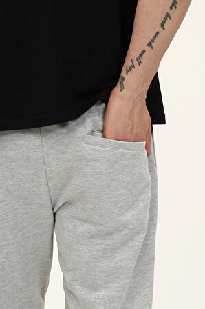 defy's ERKEK FLETO CEP DETAYLI JOGGER GRİ MELANJ - M