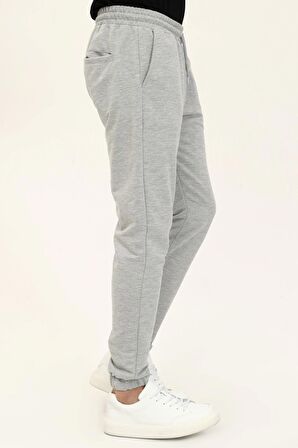 defy's ERKEK FLETO CEP DETAYLI JOGGER GRİ MELANJ - M