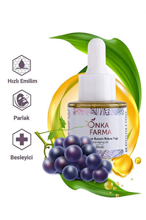 Onka Farma Yaşlanma Karşıtı Besleyici Yenileyici Onarıcı Bakım Yağı