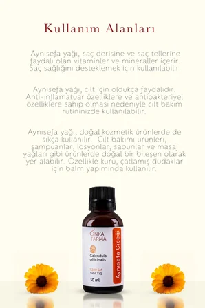 onka farma aynısefa çiçeği yağı -  - 30 ml