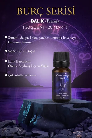 Onka Farma Balık Burcu Uçucu Yağ Karışımı 10 ml