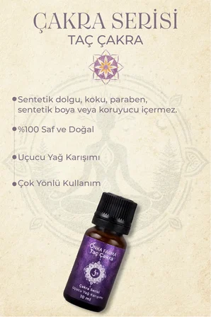 Onka Farma Taç Çakra Aromaterapi Yağ Karışımı 10 ml