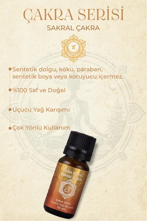 Sakral Çakra Aromaterapi Yağ Karışımı 10 ml