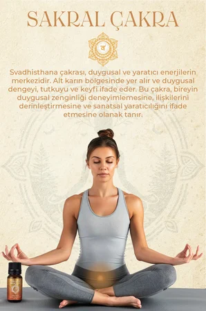 Sakral Çakra Aromaterapi Yağ Karışımı 10 ml